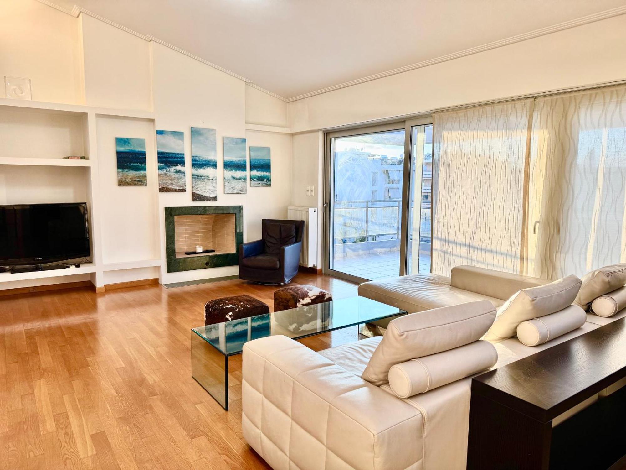 Elvita Athens Sea View Maisonette Apartment Bagian luar foto