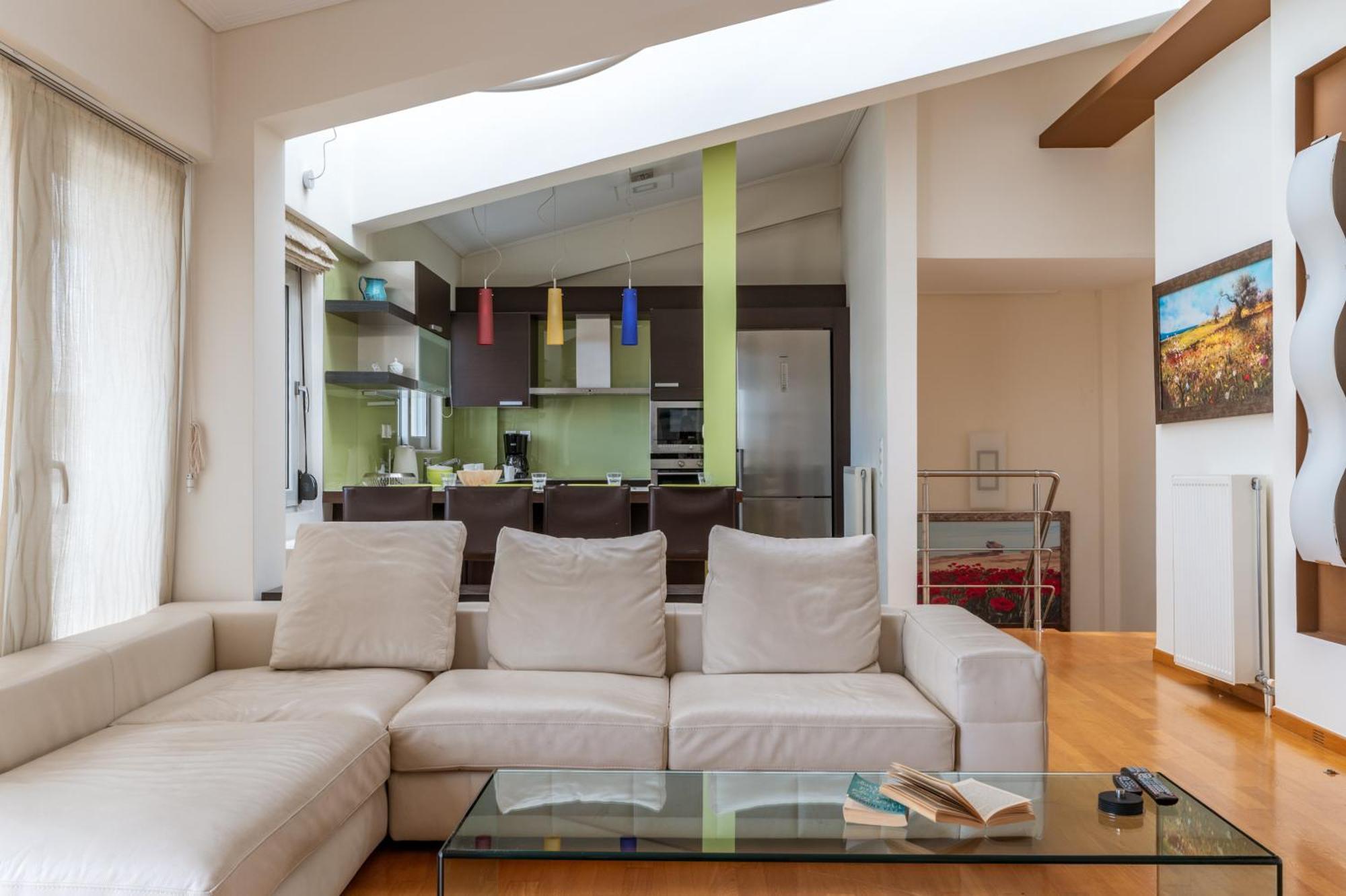 Elvita Athens Sea View Maisonette Bagian luar foto