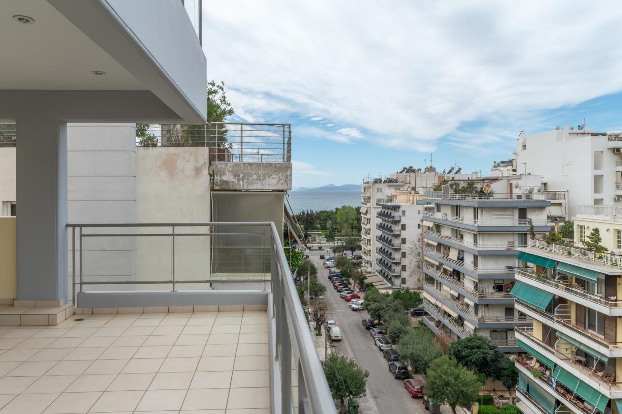 Elvita Athens Sea View Maisonette Bagian luar foto