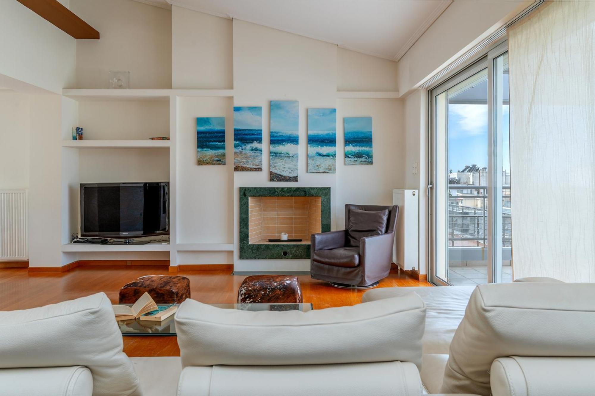Elvita Athens Sea View Maisonette Bagian luar foto