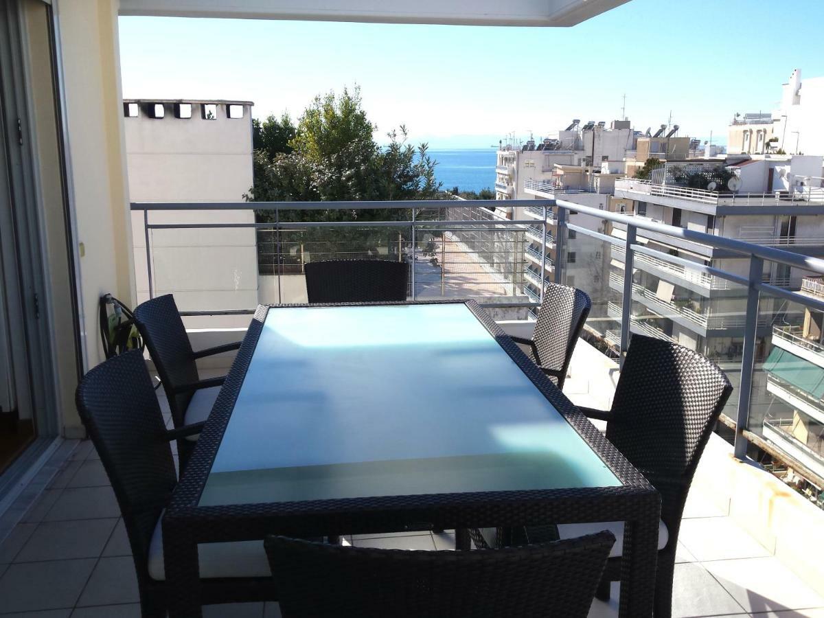 Elvita Athens Sea View Maisonette Apartment Bagian luar foto